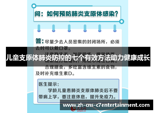 儿童支原体肺炎防控的七个有效方法助力健康成长 儿童支原体肺炎防控的七个有效方法助力健康成长