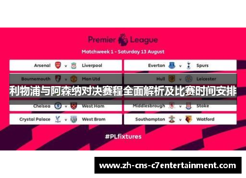 利物浦与阿森纳对决赛程全面解析及比赛时间安排 利物浦与阿森纳对决赛程全面解析及比赛时间安排